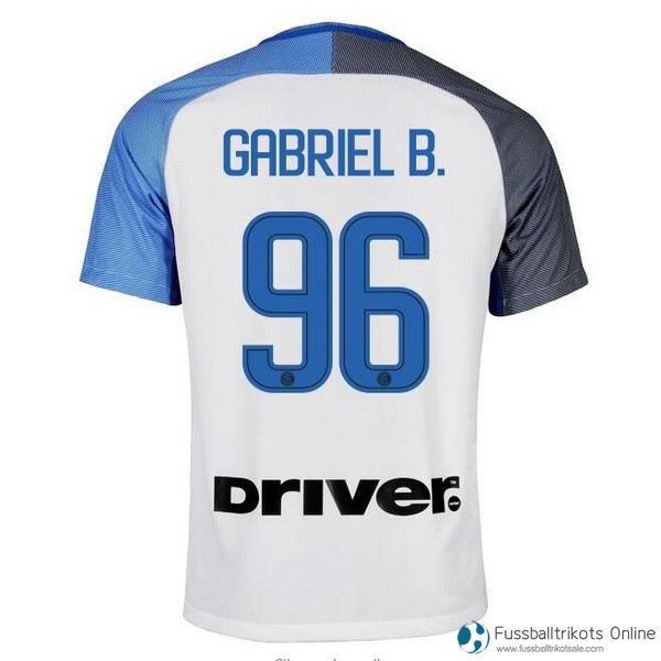 Inter Milan Trikot Auswarts Gabriel B. 2017-18 Fussballtrikots Günstig